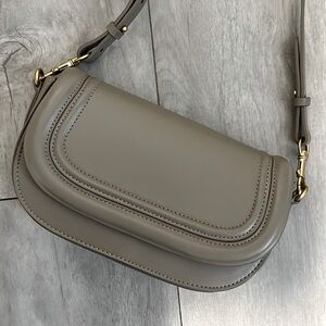 ZARA NWOT Taupe Crossbody Bag 2 straps